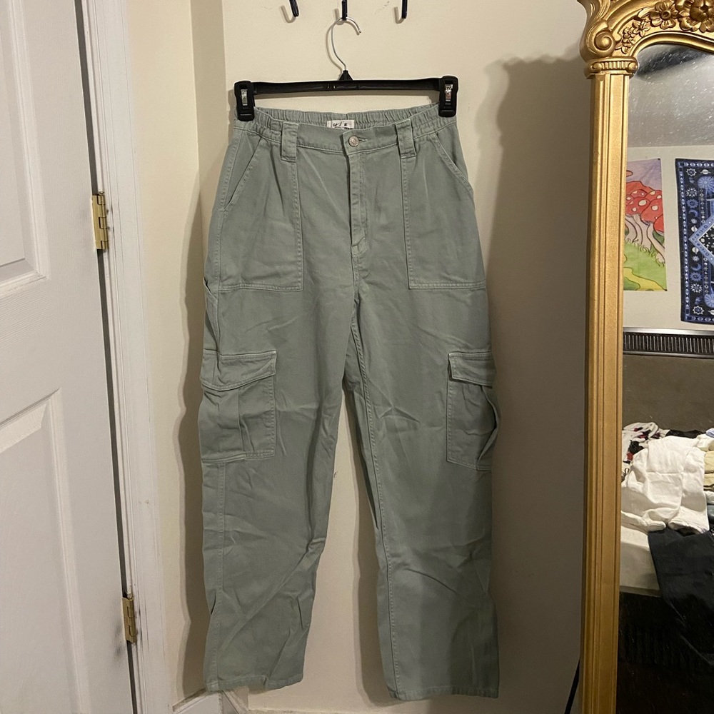 Mint utility pants!